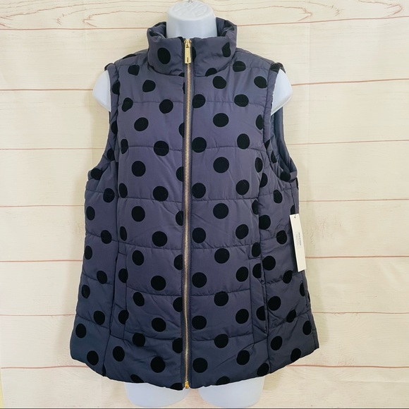 Kenneth Cole Jackets & Blazers - Kenneth Cole New York - Quilted Vest w/velvet dots